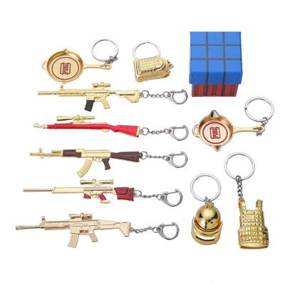 China Professional Metal Souvenir Key Chain Leye Manufacturers Sell Innovative Products Set Mini Gun Keychain for sale