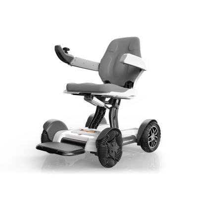 중국 Light Foldable Motored Intelligent Electric Foldable Wheelchair Electric Motor Wheelchair 판매용