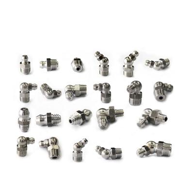 China Automotive Car Motorcycle Stainless Steel Grease Straight Nipple Fittings Quick Connector for sale