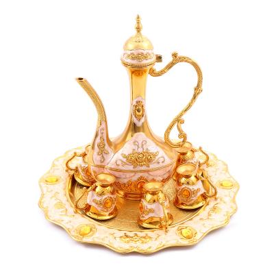 China Luxury Unique Morden Christmas Decoration Gift Boxes For Wine Bottle Arabic Style Wine Set for sale