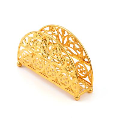 China European Style Factory Direct Sales Leaf Pattern Gold Plated Cloth Holding Clip for sale