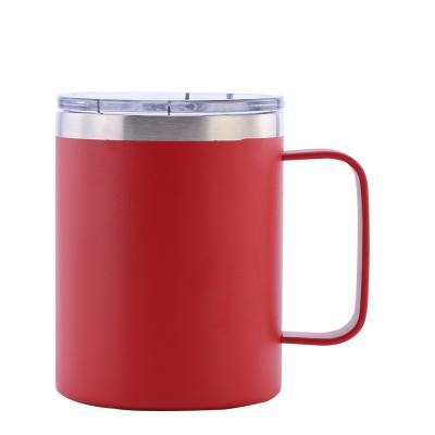 China Wholesale Customized PORTABLE Customized Logo Stainless Steel Vacuum Cup Coffee Mug With Lid for sale