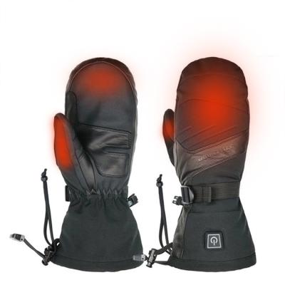 China Breathable Electric Heated Gloves 7.4V Lithium Battery Self Heating Winter Outdoor Waterproof Ski Gloves for sale