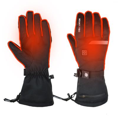 China Breathable Heated Gloves 3 Heating Temperature Adjustable Electric Gloves For Winter Battery Gloves for sale