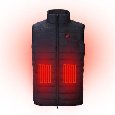 China 2019 New Design Battery Vest Electric Vest Men's Anti-Shrink Waterproof Vest for sale