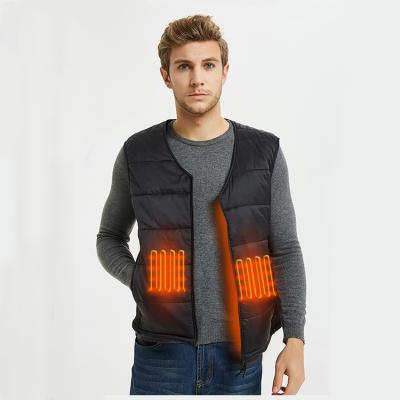 China Anti-Shrink Electric Heated Vest Body Warmer Body Warmer Vest Washable Heated USB Filling for sale