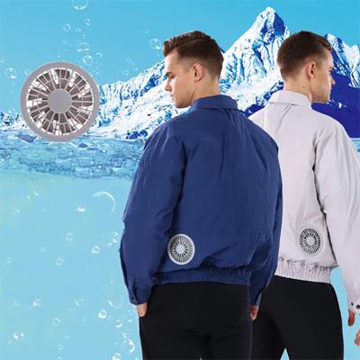 China Summer work wear viable jacket with battery and charger fan shirt cooling cooling clothes for sale