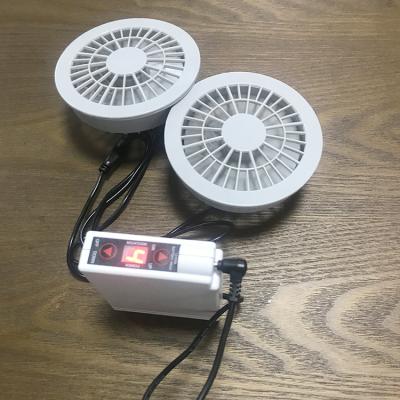 China Building Material Stores 3.7V/7.4V Air-condition Blower With Rechargeable Battery For Summer Jacket for sale