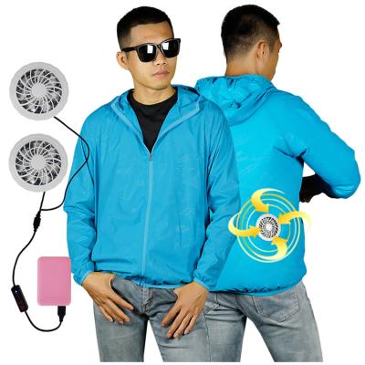 China OEM Work Wear Outdoor Sports Protective Clothing UV Sustainable Air Conditioning Fan Jacket for sale