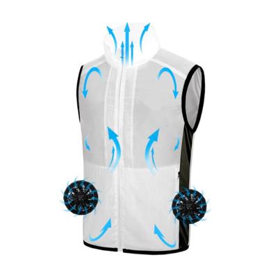 China Anti-wrinkle wholesale factory supply summer clothes cooling vest battery operated cooling fans cooling vest for sale