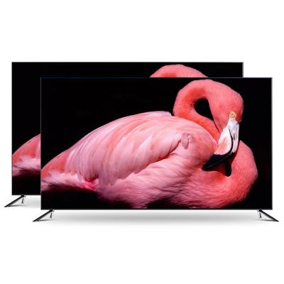 China Living Room/Bedroom/Hotel Tv Cheap 43 Inch Metal Frame Smart Tv 32 40 43 50 55 65 Inch Television 4K Smart Tv for sale