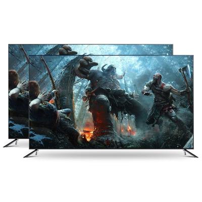 China Bedroom/Living Room/Hotel TV Custom Tempered Tv 55 Inch Television Smart Tv 55 Inch 4K Ultra HD LED Tv for sale