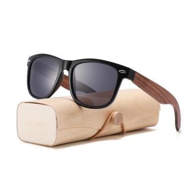 China 2021 Hot Selling High Quality Factory Direct Sales Sunglasses Women Ebony Temples Polarized Red Wooden Glasses for sale