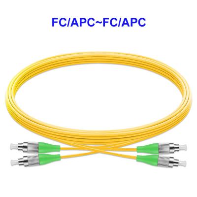 China FC/APC-FC/APC Duplex OS2 Fiber Optic Cable LSZH FC Connector for sale