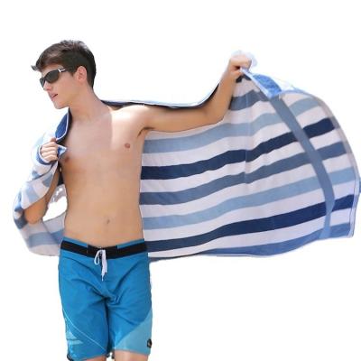 China QUICK DRY Best Selling High Quality 100% Cotton Printed Hotel Shower Quick Dry Soft Striped Large Size Turkish Custom Beach Towel for sale