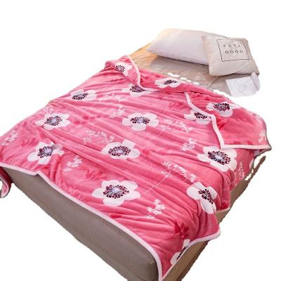 China Anti-Pull 180*200cm King Size Sherpa Fleece Throw Blanket Flannel Heating Blanket For Winter for sale