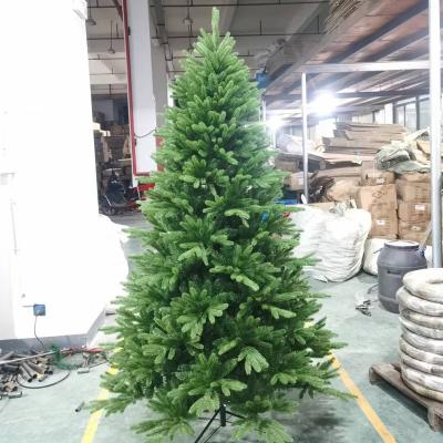 China 500cm Customized Chirstmas Decor Factory Giant Indoor Outdoor Home Decor Artificial Christmas Tree With Metal Stand for sale