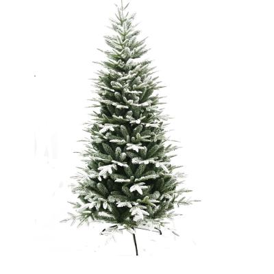 China Outdoor Chirstmas Decor Tall Glow PE&PVC Pencil Flocking Factory Luxury Custom Artificial 120m-300cm Customized Christmas Tree for sale