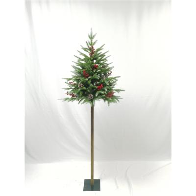 China Decorative Berry Christmas Tree Artificial Plastic Chirstmas Decor Berry Tree Christmas Picks Artificial Flower for sale