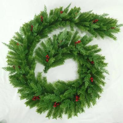 China Willow Leave Wreath Feliz Navidad Serie Productos Navidad Greenery Pine Garland Chirstmas Decor Fashion Wedding Christmas Decoration New for sale