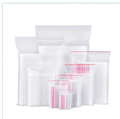 China Factory Storage PE Recyclable Custom Transparent Self Seal Straight Bag Food Packaging Self Seal Bag Food Packaging Bag for sale