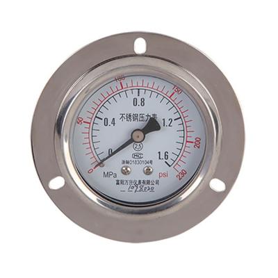 China Gasoline MPa / PSI Pressure Gauge Pressure Gauges With Stainless Steel Connection for sale