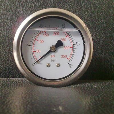 China Gasoline Stainless Steel Mbar Low Pressure Gauge for sale