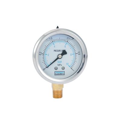 China Extended oil pressure gauge/2.5 inch/4 inch/hydraulic press for sale