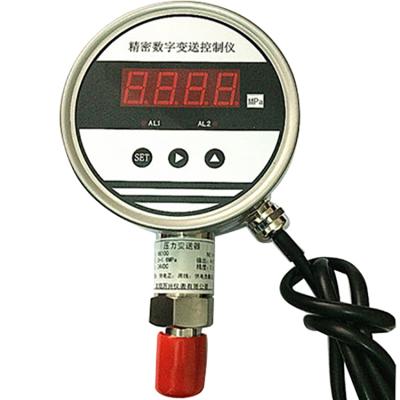 China factory wholesale 316L ss lcd show intelligent digital pressure gauge manomete with signal output accuracy 1% 0.5% 0.05% PRSGE for sale