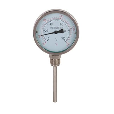 China Extended Threaded Dial Thermometer With Back Connection for sale