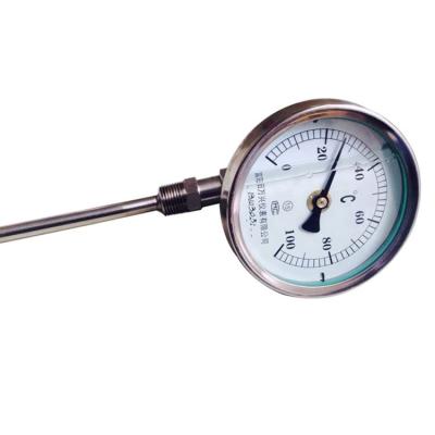 China Aseismatic WSS Extended Custom Series Industrial Stainless Steel Bimetal Thermometer for sale