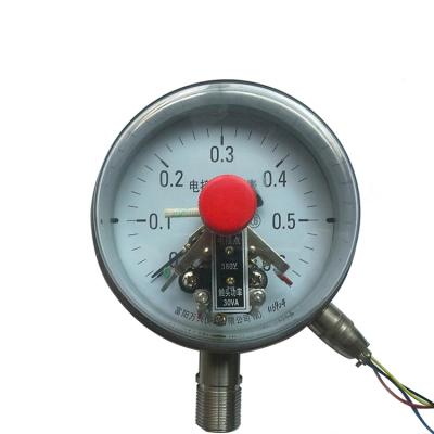 China Stainless Steel Electrical Contact Connection Bottom Pressure Gauge Stainless Steel Material Ready To Ship for sale