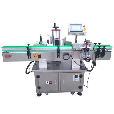 China Semi Automatic Food Table Round Small Round Square Bottle Labeling Machine for sale