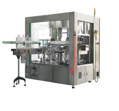 China Food Automatic Hot Melt Glue OPP BOPP Labeling Machine For Glass PET Can Punch Round Bottle for sale