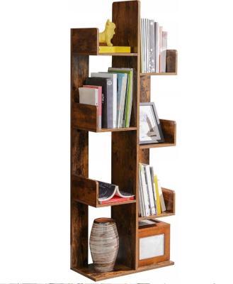 China Extendable Modern High Quality White 8 Shelves Tree-Shaped Bookshelf for sale