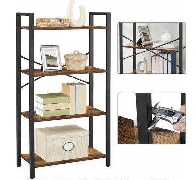 China Kitchen 4-Tier Ladder Shelf Bookshelf Wall Rack Shelf and Storage Shelving Unit for sale