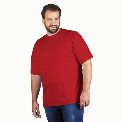 China Wholesale Premium Quality O-Sleeve Hard Short Neck Durable Anti-pilling Oversized T-Shirt Unisex Plus Size T-shirts Men for sale