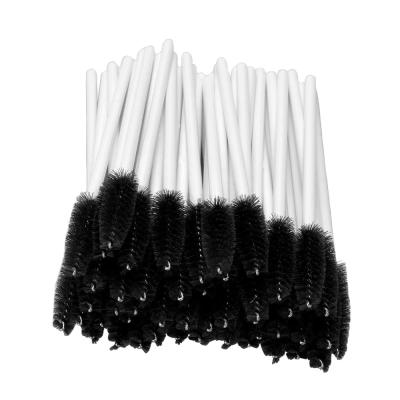 China Eyelash Beauty 100 PCS Disposable Mascara Wands Eye Lash Applicator Makeup Tools Eyelash Sweep Bendable Master Quantity Package for sale