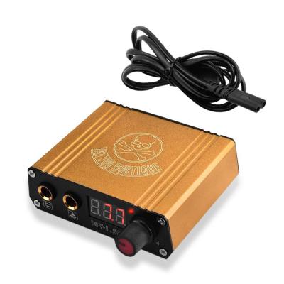 中国 Professional Plastic Digital LED Power Supply Mini Body Art Power Cable Tattoo Supply 販売のため