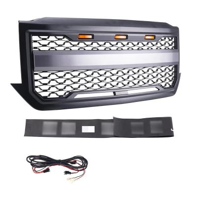 China ABS Spedking Car Accessories Front Mesh Car Grilles For Chevrolet SILVERADO 2016-2018 for sale