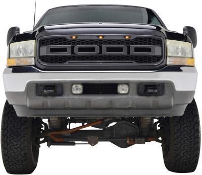 China ABS 2005 2006 2007 Raptor Styling Grill Front Raptor Car Grills With Amber LED Lights For FORD F250 F350 F450 for sale