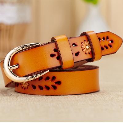 China Other Factory Direct China Leather Belt Women Ladies Fashion Belts Woman Leather Waist Belt for sale