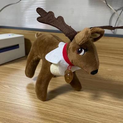 China Hot Selling Christmast Ornament Christmas Decor Reindeer Stuffed Soft Toys Reindeer Plush for sale