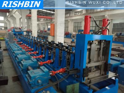 China Changeover Purlin Roll Forming Machine with Integrated Inline Punching for sale