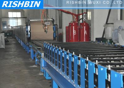 China 30 KW German Tech Roll Forming Machine with 15 Rows For PU Sandwich Panel for sale