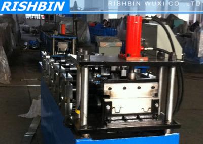 China Wall Angle /  Omega Profile Roll Forming Machine with 10 - 15 m / min Forming Speed for sale