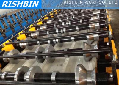 China Wide Span Roof Panel Roll Forming Machinery with 70 mm Shaft Diameter for sale