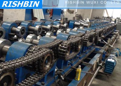 China Galvanized Steel Z Purlin Roll Forming Machine Hydraulic Punching for sale