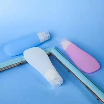 China 70ml Travel Cosmetic Bottle Silicone Eco - Friendly Travel Bottles for sale