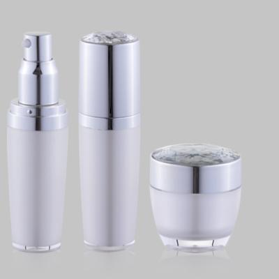 China Cosmetic Acrylic Airless Lotion Bottles For Cosmetic Packaging for sale